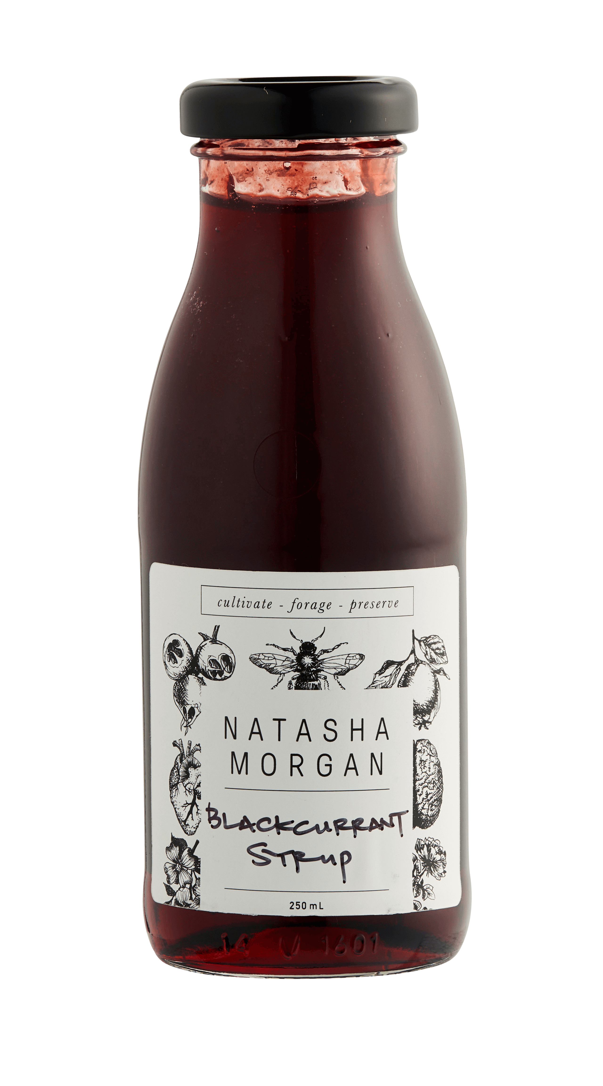 Natasha Morgan Artisanal Cordial Syrups Value Pack , 200ml x 6