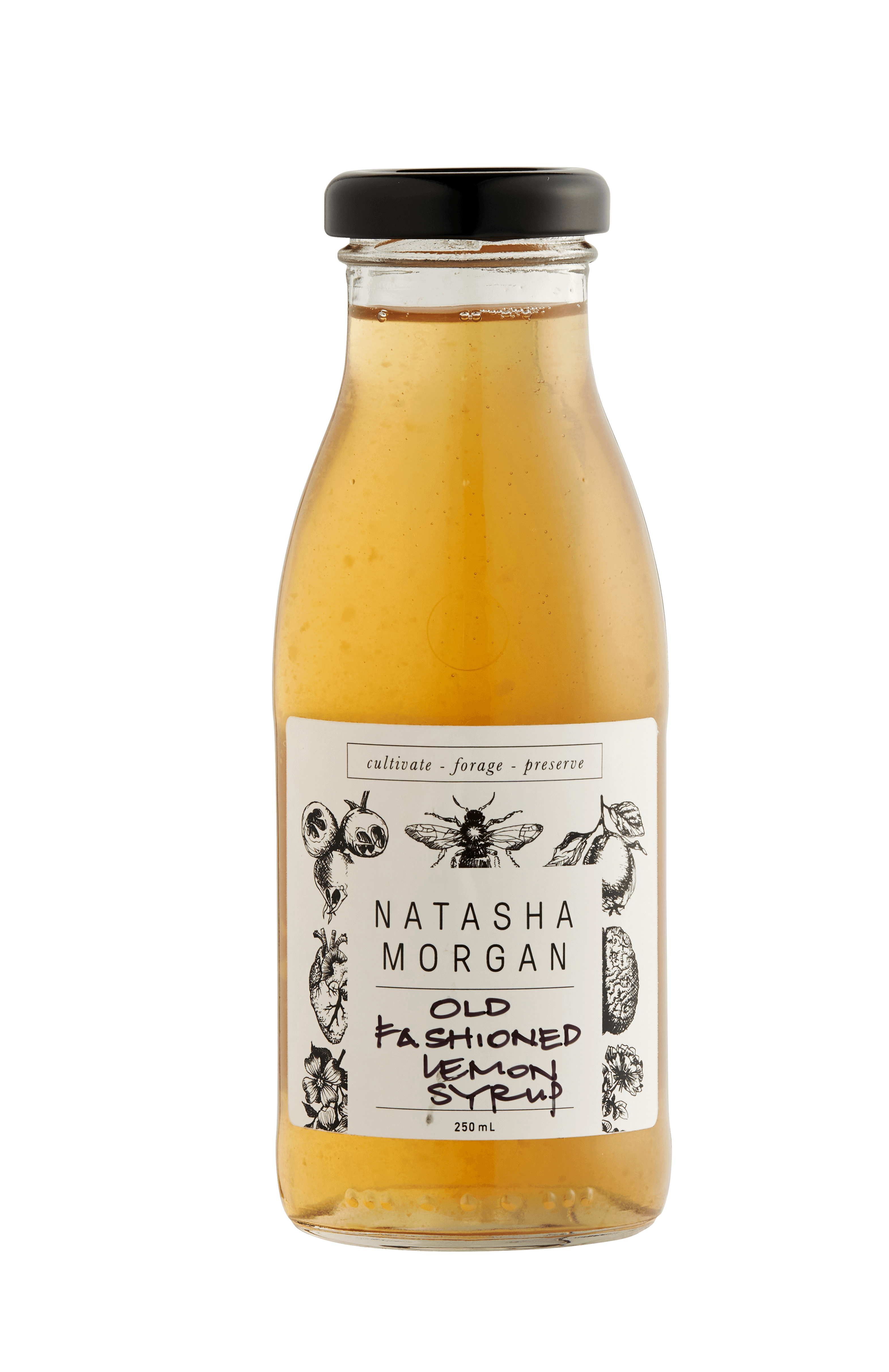 Natasha Morgan Artisanal Cordial Syrups Value Pack , 200ml x 6