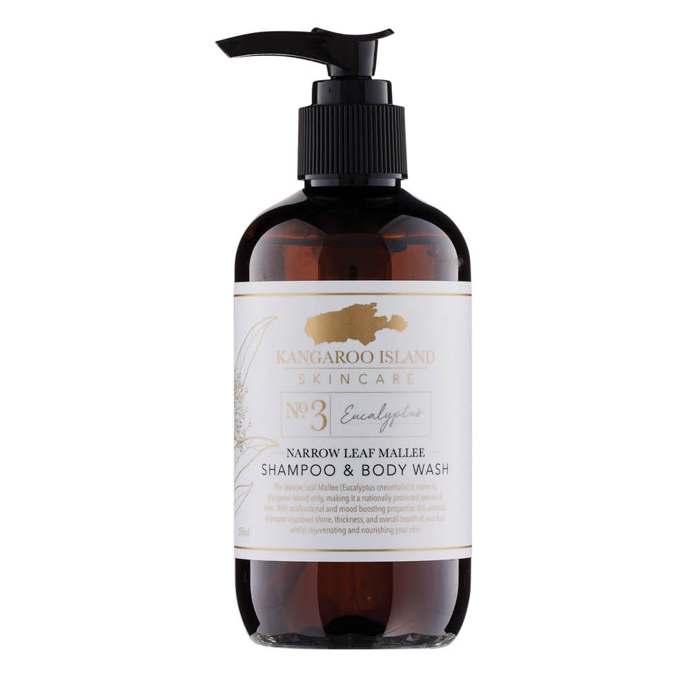 Kangaroo Island Skincare Body Wash & Shampoo Essentials 250ml x 4