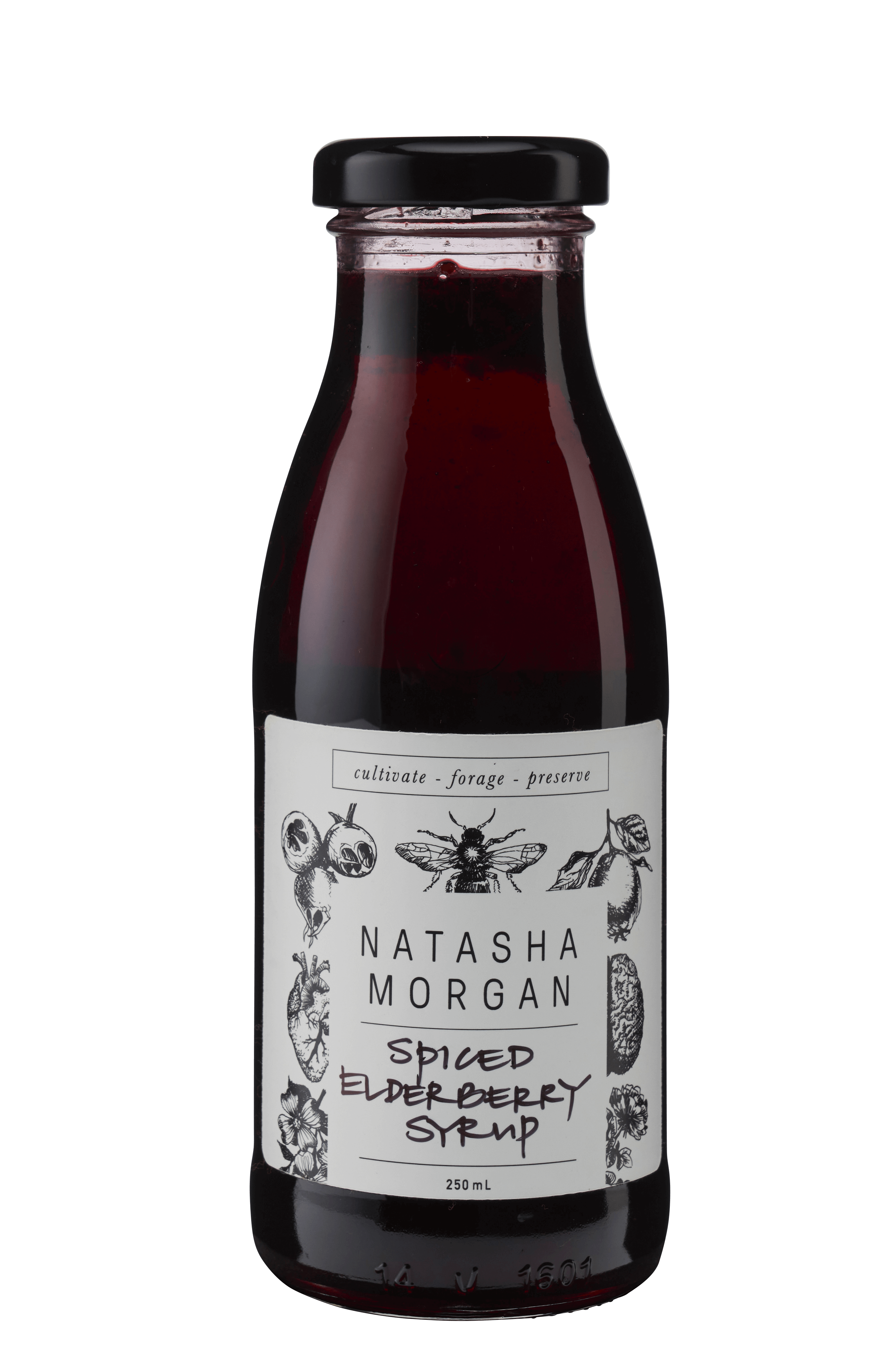 Natasha Morgan Artisanal Cordial Syrups Value Pack , 200ml x 6