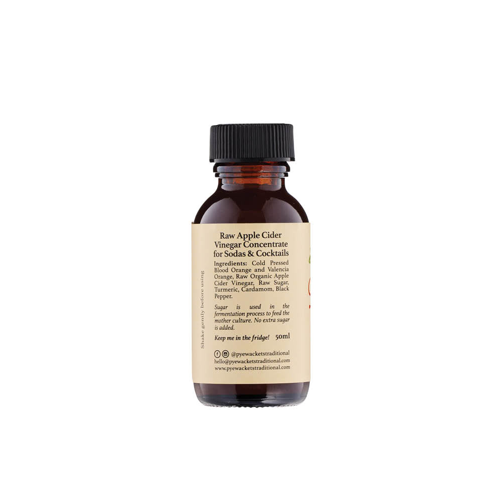 Pyewackets Traditional Apple Cider Vinegar Cordial Sampler & Bitters, 50ml x 5 + 100ml