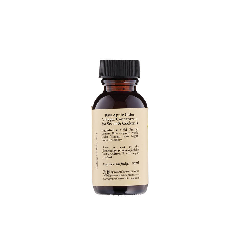 Pyewackets Traditional Apple Cider Vinegar Cordial Sampler & Bitters, 50ml x 5 + 100ml