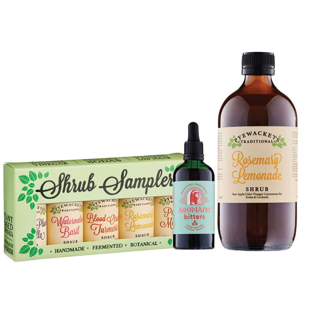 Pyewackets Traditional Healthy Lemon Lime & Bitters Cordial Kit