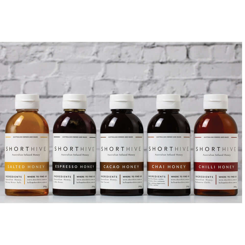 Shorthive Honey Gourmet Pack, 295g x 5