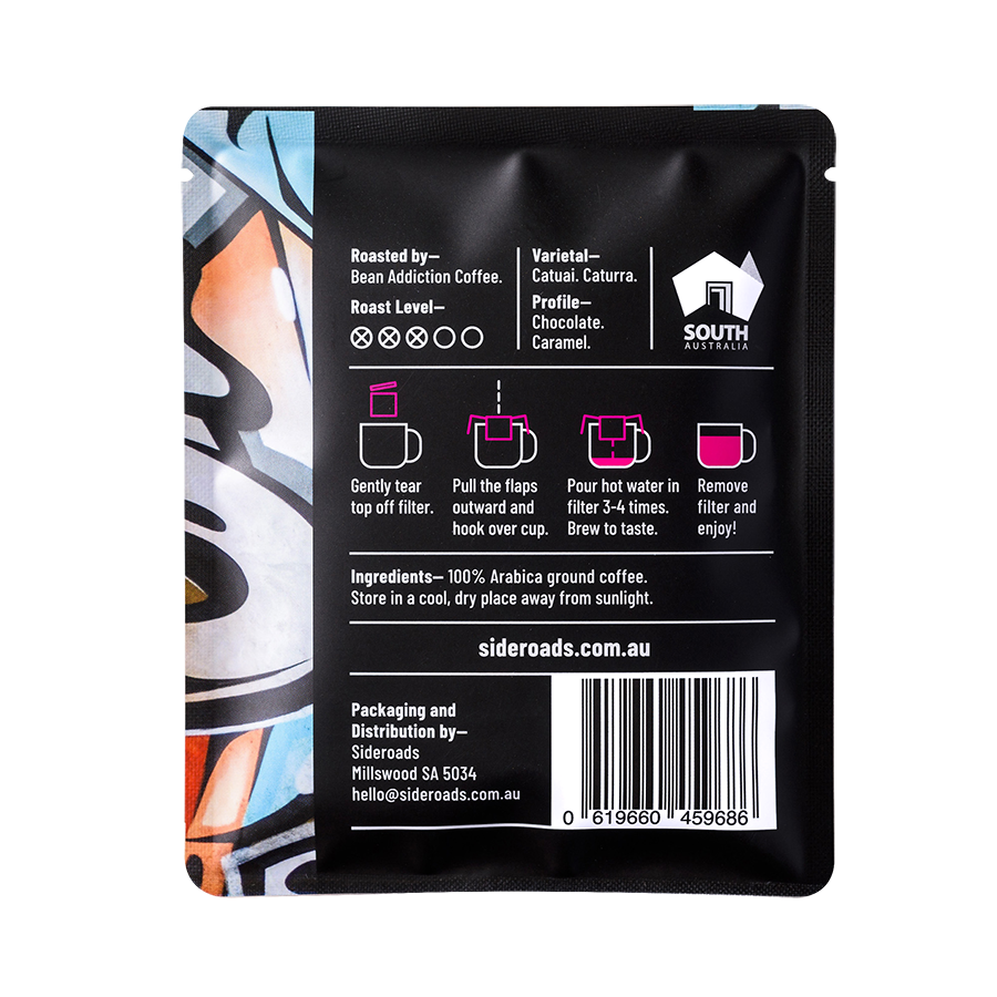 Sideroads Coffee South Aus Coffee Bumper Pack (2 x Mixed Box of 10 Pour Overs & 1kg Whole Bean Coffee), 1.24kg